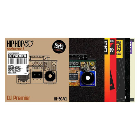 DJ Premier – Hip Hop 50: Vol. 1 - New 7" 5 EP Record 2023 Mass Appeal Europe Vinyl - Hip Hop