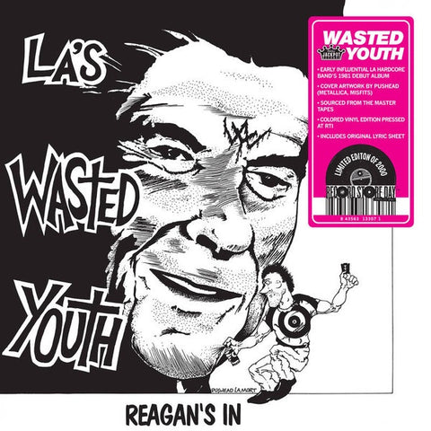 Wasted Youth ‎– Reagan's In (1981) - New LP Record Store Day 2021 Jackpot USA RSD Lime Green Vinyl - Hardcore
