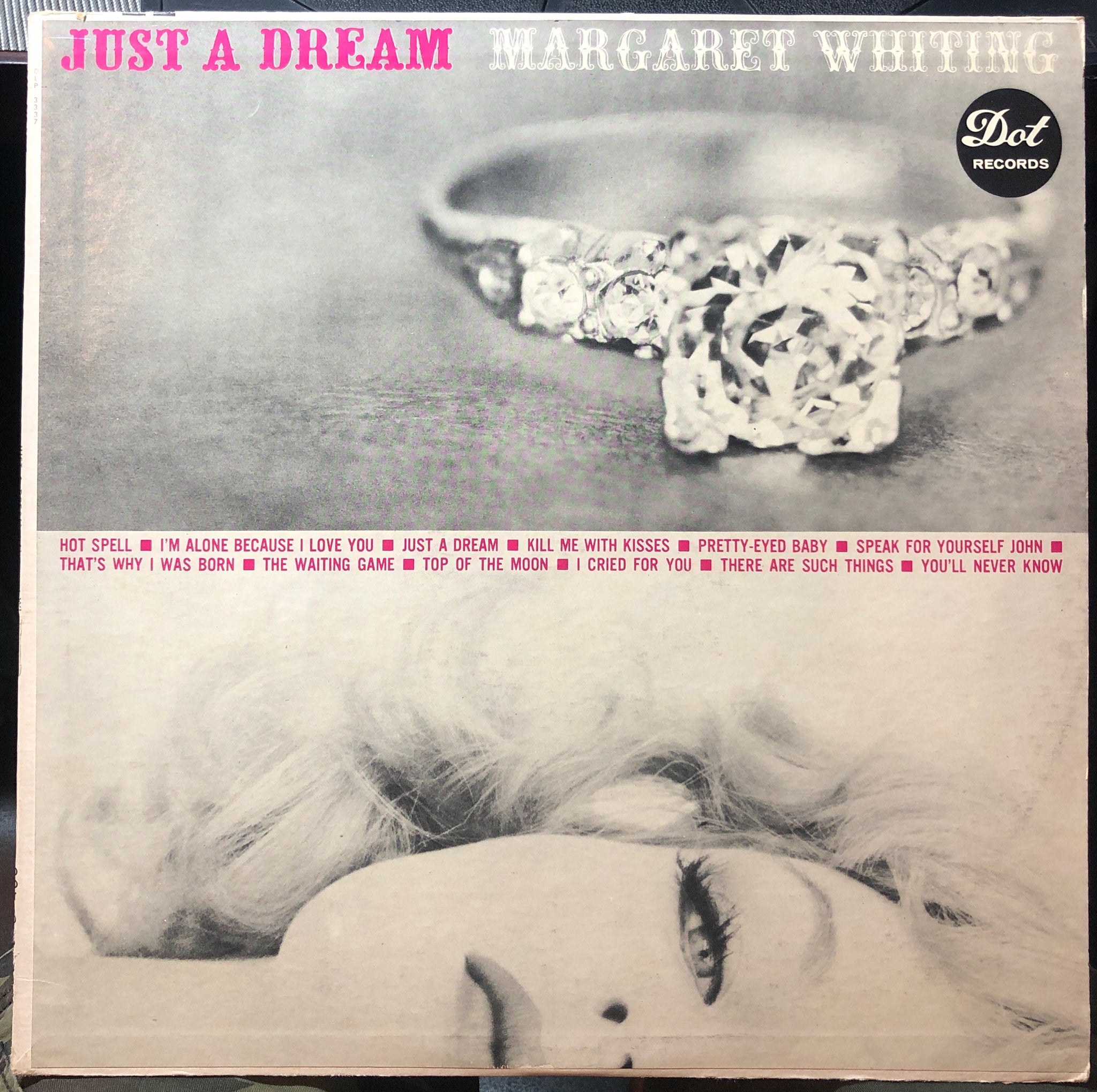 Margaret Whiting ‎– Just A Dream - VG+ Lp Record 1960 DOT USA Mono Vinyl - Jazz Vocal