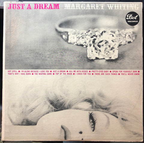 Margaret Whiting ‎– Just A Dream - VG+ Lp Record 1960 DOT USA Mono Vinyl - Jazz Vocal