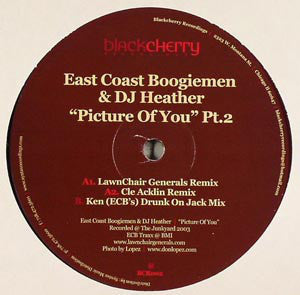 East Coast Boogiemen & DJ Heather - Picture Of You Pt. 2 VG+ - 12" Single 2005 Blackcherry USA - Chicago House