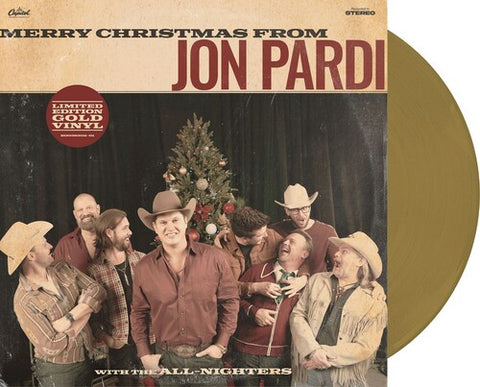 Jon Pardi - Merry Christmas From Jon Pardi - New LP Record 2023 Capitol Nashville Gold Vinyl - Holiday