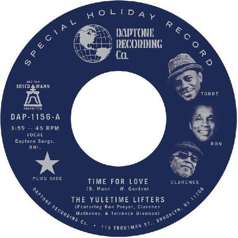 The Yuletime Lifters / Time for Love / Time for Love - New 7" Single Record 2023 Daptone Vinyl - Funk / Soul / Christmas