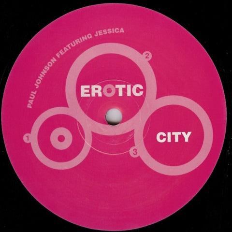 Paul Johnson ‎– Erotic City - VG+ 12" Single Record 2003  France Press - Chicago House