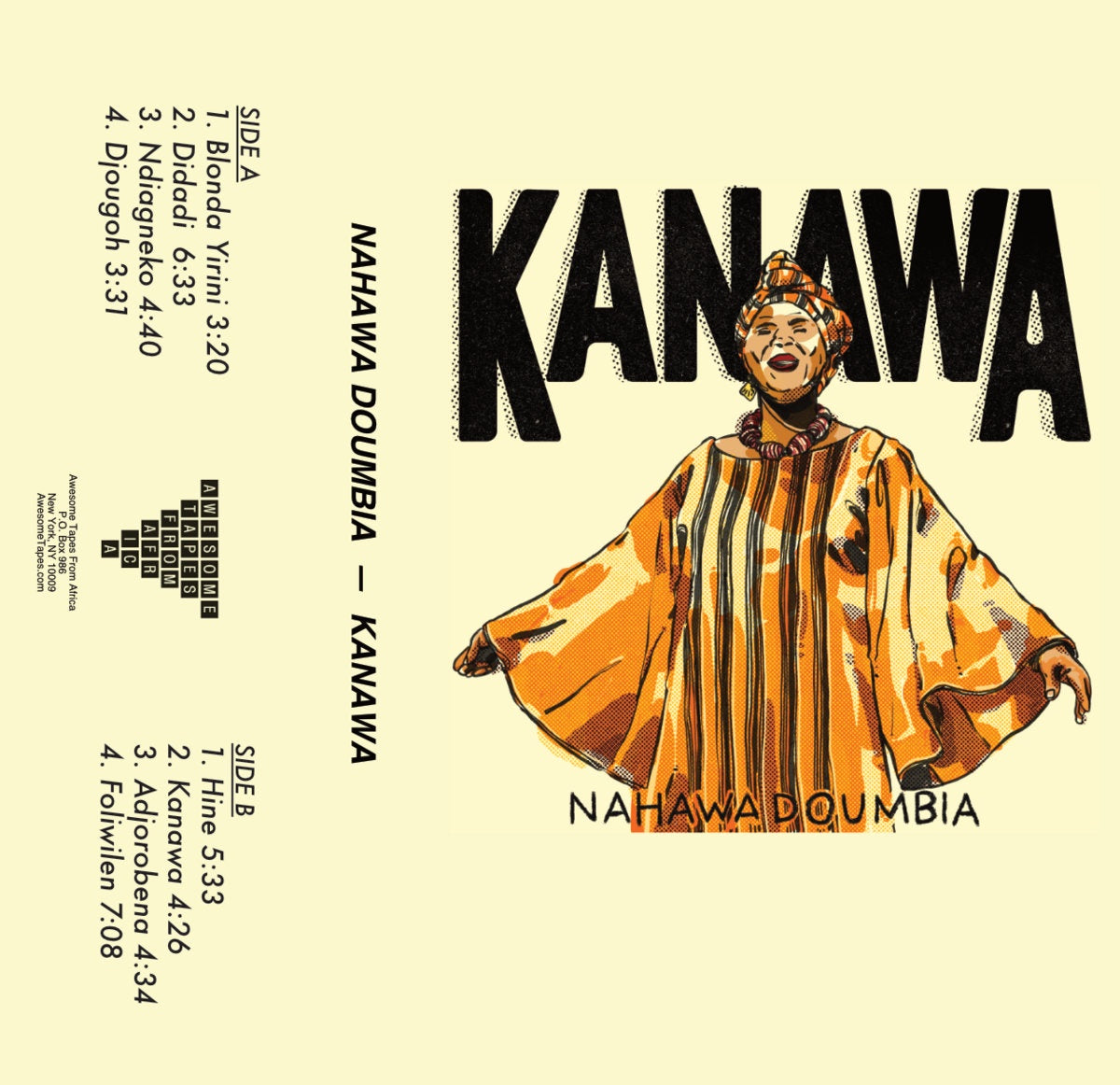 Nahawa Doumbia - Kanawa - New Cassette 2021 Awesome Tapes From Africa Tape - African Folk