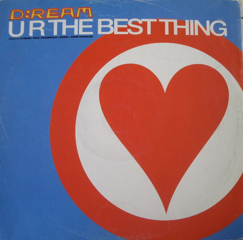 D:Ream - U R The Best Thing (Mixes) VG+ - 12" Single 1994 Magnet UK - House