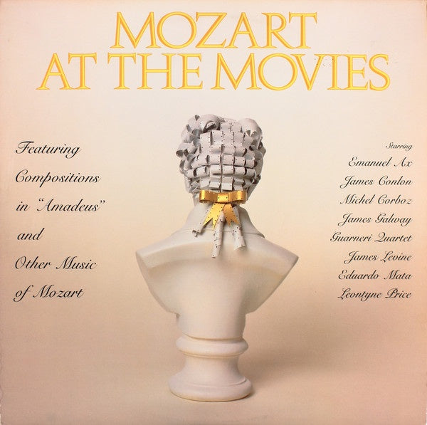 Wolfgang Amadeus Mozart ‎– Mozart At The Movies - New Lp Record 1985 USA Vinyl - Classical