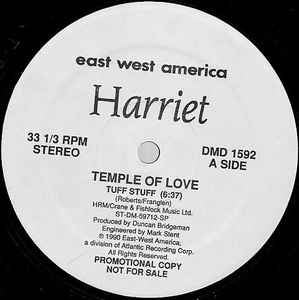 Harriet - Temple Of Love - VG+ 12" Single Promo 1990 EastWest Records America USA - Synth-Pop