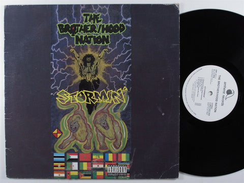 The Brother/Hood Nation ‎– Stormin' - VG+ LP Record 1992 Amherst USA Vinyl - Hip Hop