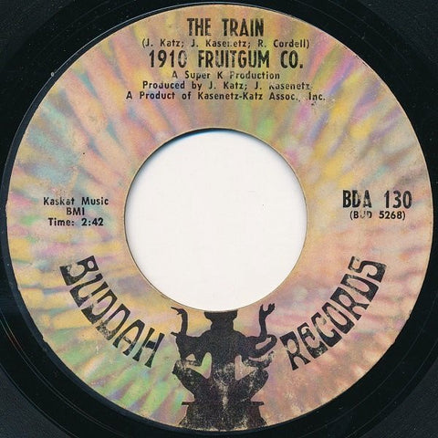 1910 Fruitgum Co.‎– The Train / Eternal Light - VG+ 45rpm 1969 USA - Pop Rock / Rock