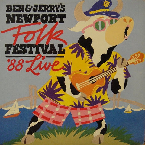Various ‎- Ben & Jerry's Newport Folk Festival '88 Live - Mint- Stereo 1989 USA - Folk