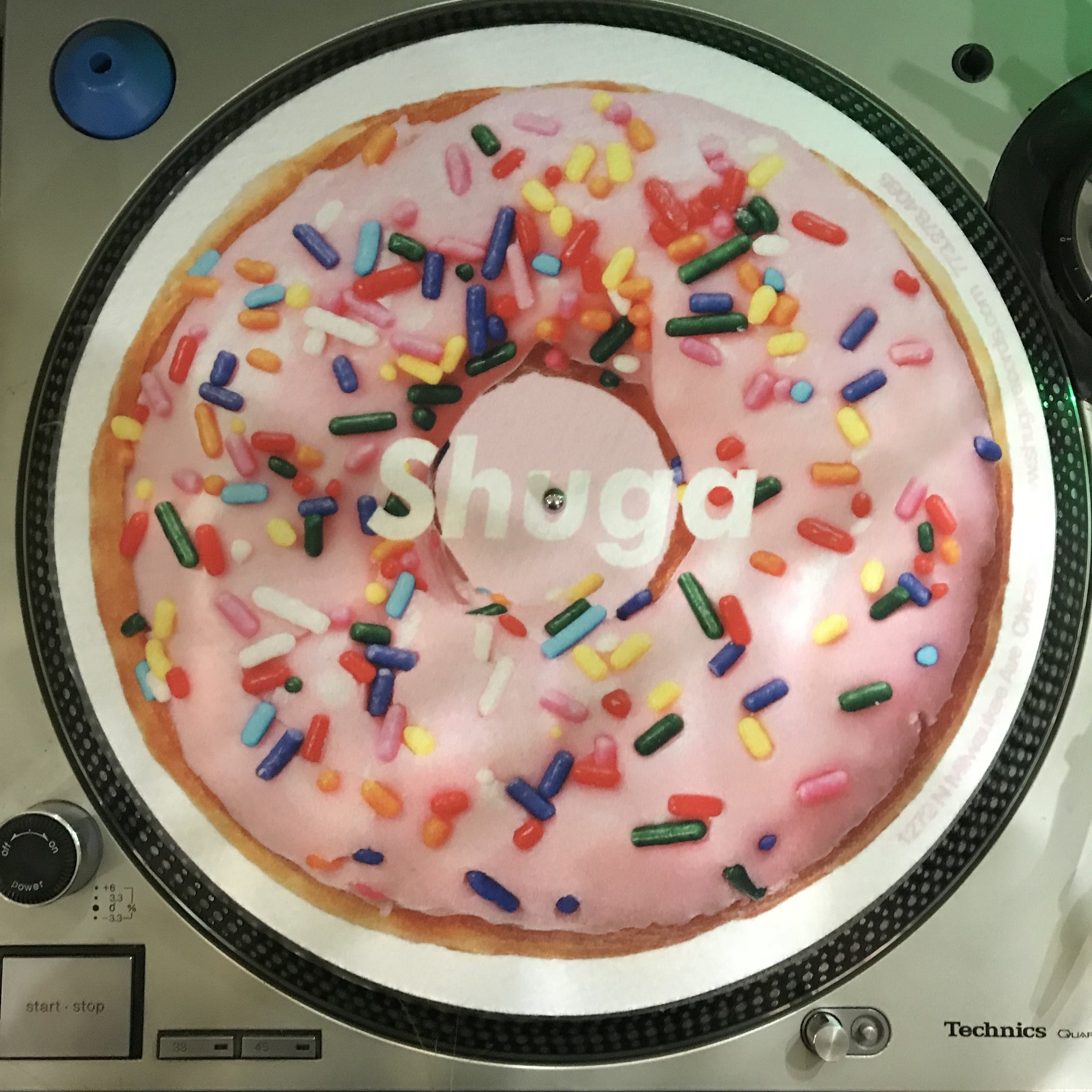 Shuga Records 2018 Limited Edition Vinyl Record Slipmat Pink Donut