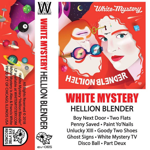 White Mystery ‎– Hellion Blender - New Cassette 2018 Eye Vybe Limited Edition Violet Tape - Psychedelic Rock / Garage Rock