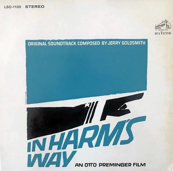 Jerry Goldsmith ‎– In Harm's Way - VG+ Lp Record 1965 RCA USA Stereo Vinyl - Soundtrack - Shuga Records