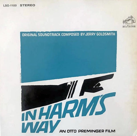 Jerry Goldsmith ‎– In Harm's Way - VG+ Lp Record 1965 RCA USA Stereo Vinyl - Soundtrack