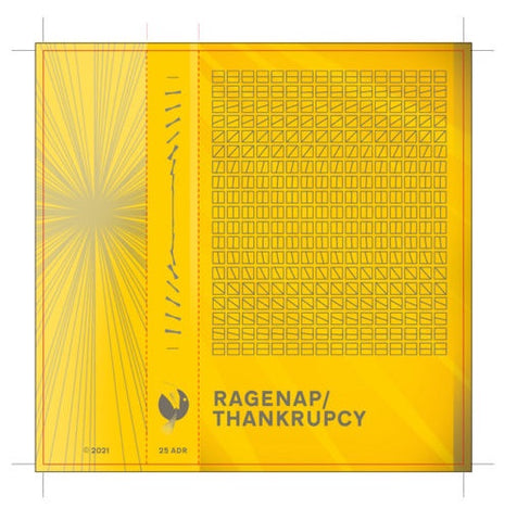 ragenap - Thankrupcy - New Cassette Tape Album 2021 Self Released Clear Tape - Chicago Experimental / Instrumental