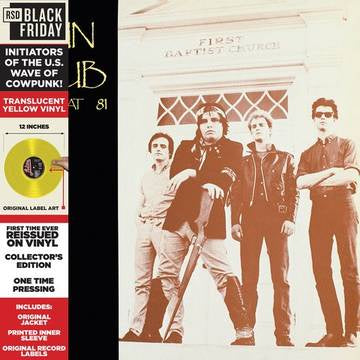 Gun Club ‎– Sex Beat 81 (1981) - New LP Record Store Day Black Friday 2019 Culture Factory FRA RSD Exclusive Release Translucent Yellow Vinyl - Garage Rock / Punk