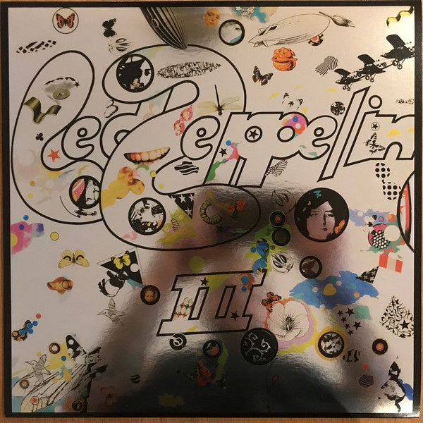Led Zeppelin ‎– III (1970) - New LP Record 2017 Atlantic UK Blue Vinyl,  Foil Mirror Sleeve - Classic Rock / Hard Rock