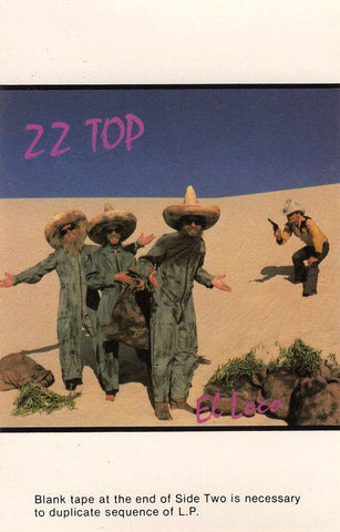 ZZ Top ‎– El Loco - Used Cassette Tape Warner 1981 USA - Rock / Blues Rock