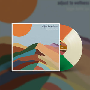 Bigger Better Sun – Adjust to Wellness - New LP Record 2021 Counter Intuitive Tri-Color Split Vinyl - Indie Rock / Emo