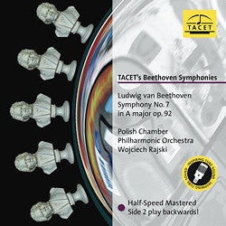 Rajski & Polish Chamber Philharmonic Orchestra - Beethoven ‎– Symphony No. 7 In A Major Op. 92 - New Lp Record 2017 TACET German Import Half Speed Mastered Vinyl - Classical