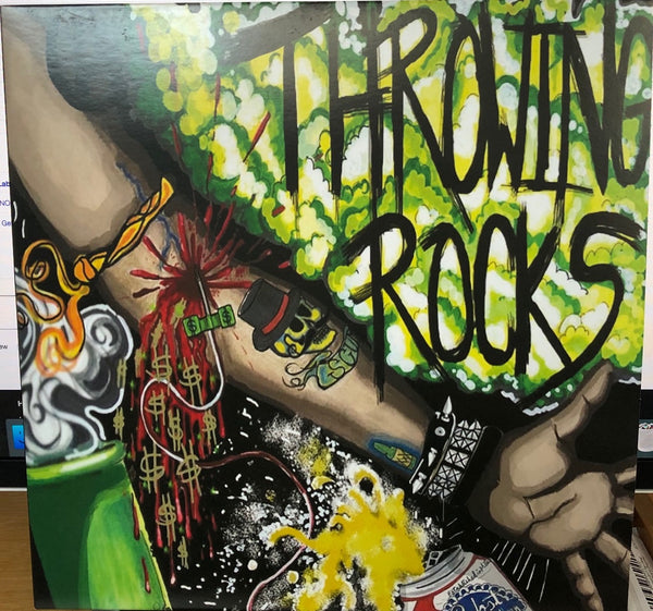 Throwing Rocks ‎– Throwing Rocks - New LP Record 2016 No Home USA Green Marble Vinyl - Pop Punk / Punk - Shuga Records