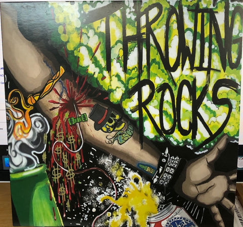 Throwing Rocks ‎– Throwing Rocks - New LP Record 2016 No Home USA Green Marble Vinyl - Pop Punk / Punk