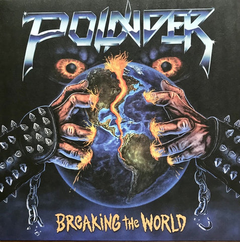 Pounder ‎– Breaking The World - New LP Record 2021 Shadow Kingdom USA Blue/orange Vinyl - Heavy Metal / Speed Metal