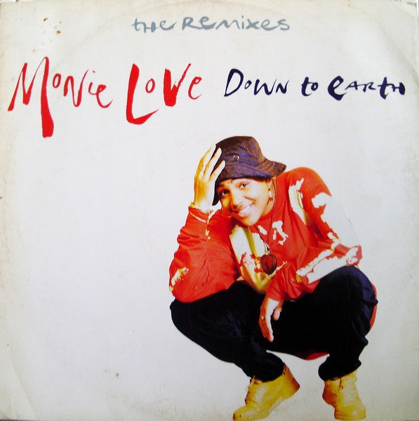 Monie Love - Down To Earth (The Remixes) VG+ - 12" Single 1990 Cooltempo UK - House