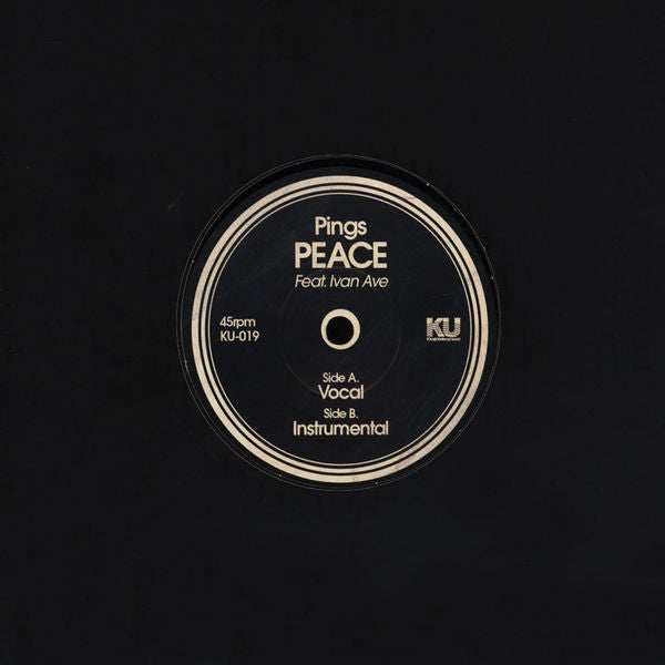Pings – Peace - New 7" Single Record 2015 KingUnderground UK Vinyl - Hip Hop - Shuga Records