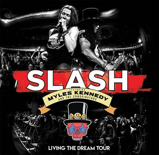 Slash featuring Myles Kennedy and The Conspirators ‎– Living The Dream Tour - New 3 LP Record 2019 Eagle Limited Edition Red Vinyl - Hard Rock