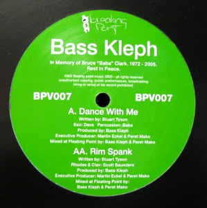 Bass Kleph ‎– Dance With Me / Rim Spank - Mint 12" Single Record - 2005 Australia Breaking Point Vinyl - Breaks - Shuga Records