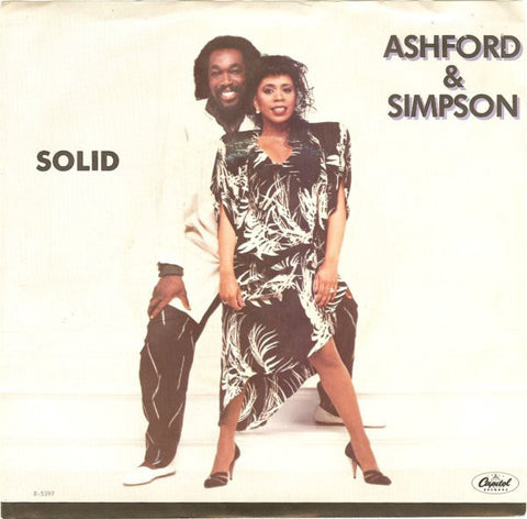 Ashford & Simpson ‎– Solid - Mint- 45rpm 1984 USA - Soul / Funk