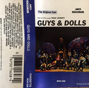Various ‎– Feuer And Martin Present Frank Loesser's Guys & Dolls - Used Cassette Tape MCA 1980 USA - Musical