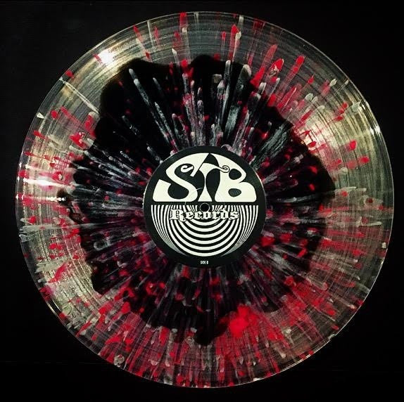 Hornss - Telepath - New Vinyl Record 2017 STB Records 'OBI Series #15' Limited Edition of 175 on Clear and black vinyl w/ pink and silver splatter 180gram Vinyl + Download, Insert Sheet - Doom Metal / Stoner Metal