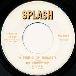 The Trumpeteers ‎– A String Of Trumpets / Tea and Trumpets VG - 7" Single 45RPM 1959 Splash USA - Jazz/Pop