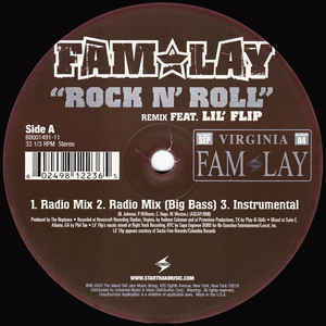 Fam-Jay Feat. Lil' Flip - Rock N' Roll Remix VG+ - 12" Single 2003 Star Trak USA - Hip Hop