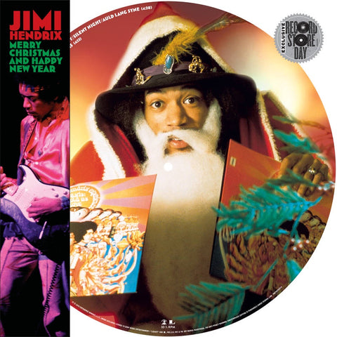Jimi Hendrix - Merry Christmas and Happy New Year - New LP Record Store Day 2019 RSD Legacy USA Black Friday Numbered Picture Disc Vinyl - Holiday / Psychedelic Rock