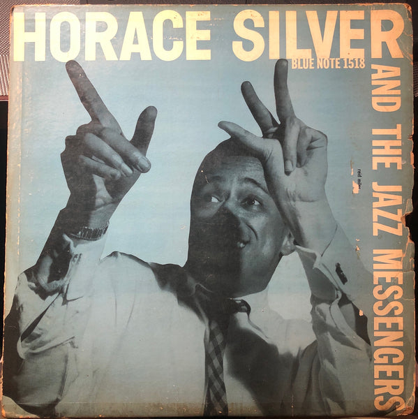 Horace Silver And The Jazz Messengers ‎– Horace Silver And The Jazz Messengers - VG- (low grade) LP Record 1956 Blue Note USA Lexington Mono Original RARE with Kenny Dorham,  Hank Mobley,   Art Blakey &  Doug Watkins - Jazz / Hard Bop - Shuga Records