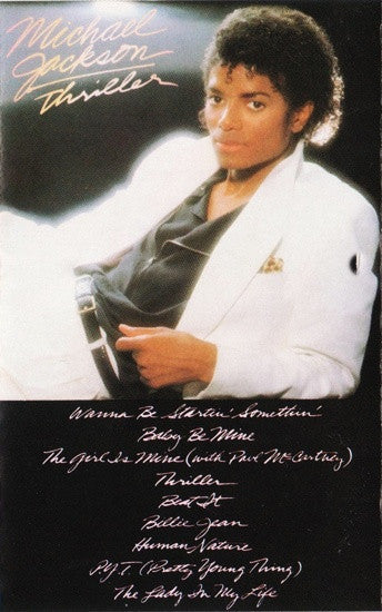 Michael Jackson - Thriller - VG+ Cassette Tape 1982 Stereo USA - Pop
