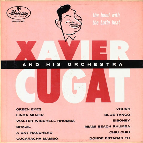 Xavier Cugat And His Orchestra ‎– Cugat's Favorites - VG+ Lp Record 1955 Mercury USA Mono Vinyl - Latin Jazz / Mambo