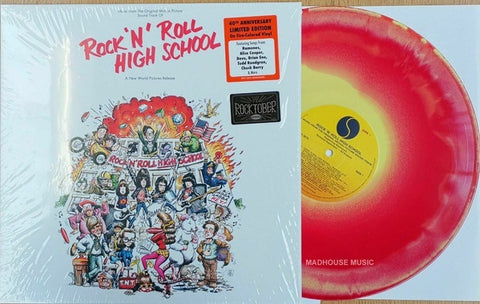 Various ‎– Rock 'N' Roll High School (Music From The Original Motion Picture 1979) - New LP Record 2019 Sire USA Fire Colored Vinyl - Soundtrack