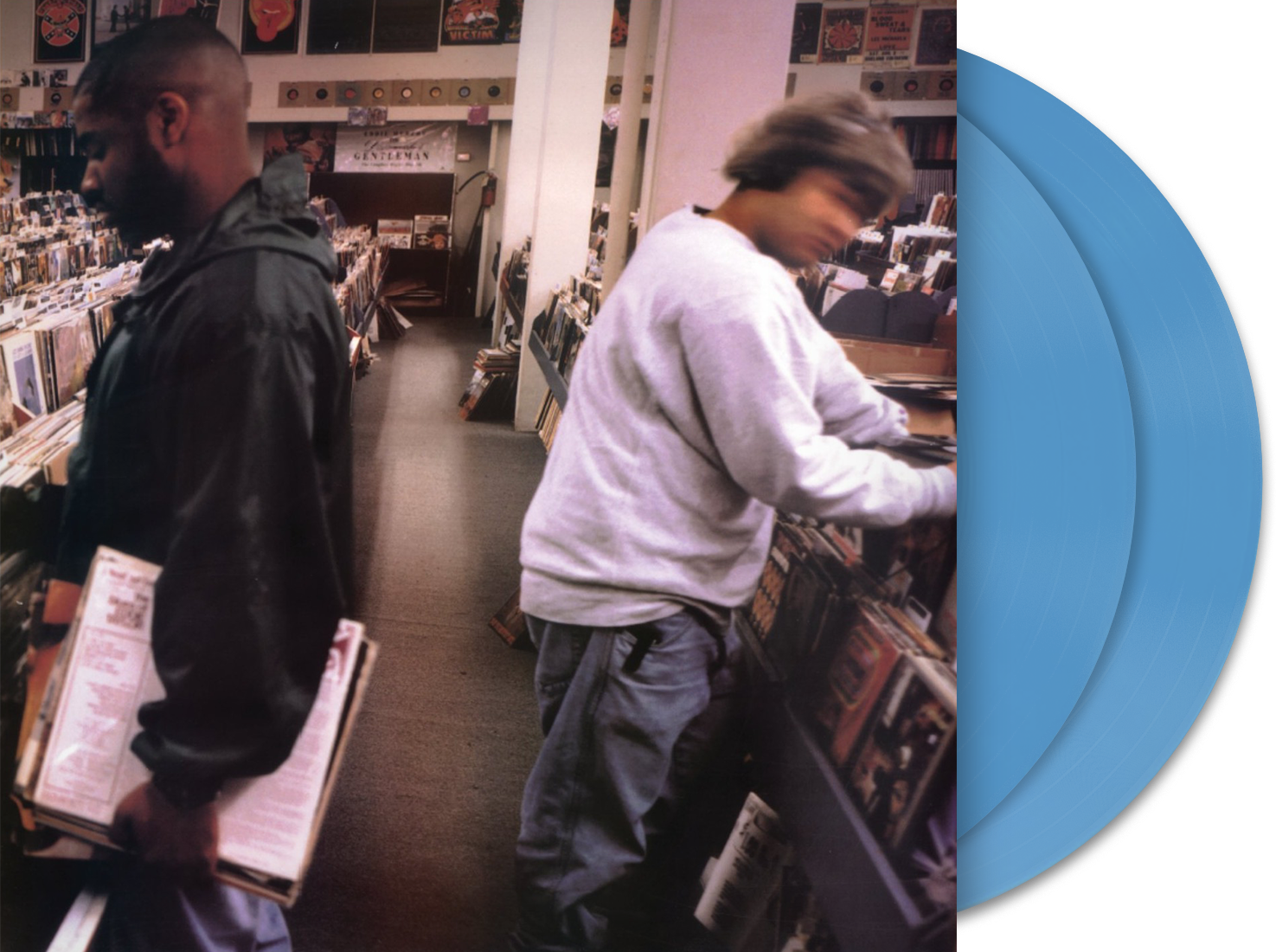 DJ Shadow - Entroducing (1996) - New 2 Lp Record 2019 Mo Wax USA 180 gram Blue Vinyl - Hip Hop / Instrumental / Trip Hop - Shuga Records