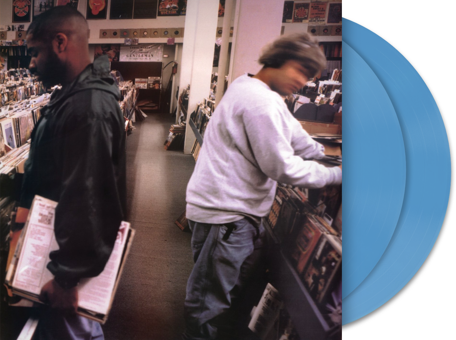 DJ Shadow - Entroducing (1996) - New 2 Lp Record 2019 Mo Wax USA 180 gram Blue Vinyl - Hip Hop / Instrumental / Trip Hop