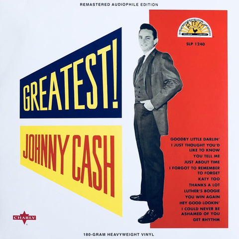 Johnny Cash ‎– Greatest! (1959) - New LP Record 2020 Charly Limited Colored Vinyl - Country