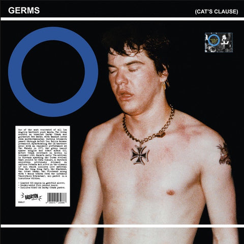 Germs ‎– (Cat's Clause) (1993) - New LP Record 2020 Radiation Italy Import Vinyl & Poster - Punk