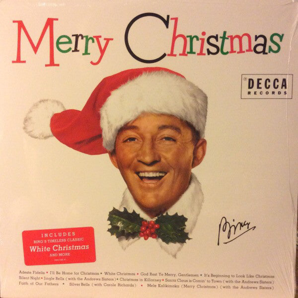 Bing Crosby ‎– Merry Christmas (1955) - New LP Record 2014 Decca Vinyl - Holiday / Jazz - Shuga Records