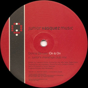 Donna de Lory ‎– On & On - VG+ 12” Single Record 2000 USA Original Vinyl - House - Shuga Records