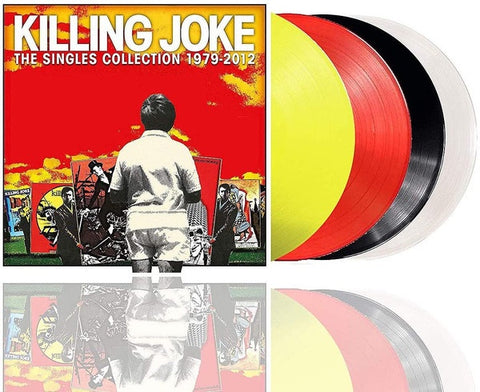 Killing Joke ‎– The Singles Collection 1979-2012 - New 4 LP Record 2021 Spinefarm Europe Import Red/Yellow/Clear/Black Vinyl - Heavy Metal / Industrial / New Wave