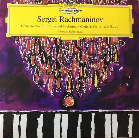 Sviatoslav Richter, Rachmaninov ‎– Concerto No.2 for Piano and Orchestra in C minor, Op.18 - 6 Preludes - New LP Record 2017 Deutsche Grammophon EU Vinyl Reissue - Classical / Romantic